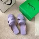 Bottega Veneta Band Slides In Lavender Lambskin