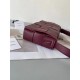 Bottega Veneta Cassett Bag In Bordeaux Intrecciato Lambskin