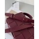 Bottega Veneta Cassett Bag In Bordeaux Intrecciato Lambskin