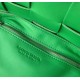 Bottega Veneta Cassett Bag In Green Intrecciato Lambskin