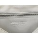 Bottega Veneta Cassett Bag In White Intrecciato Lambskin