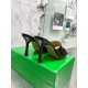 Bottega Veneta Stretch Mules 90mm In Oxide Patent Leather