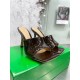 Bottega Veneta Stretch Mules 90mm In Oxide Patent Leather