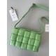 Bottega Veneta Padded Cassette Bag In Acid Green Lambskin