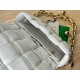 Bottega Veneta Chain Cassette Bag In White Lambskin