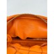 Bottega Veneta BV Jodie Mini Bag In Orange Intrecciato Lambskin