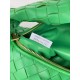 Bottega Veneta BV Jodie Teen Bag In Green Intrecciato Leather