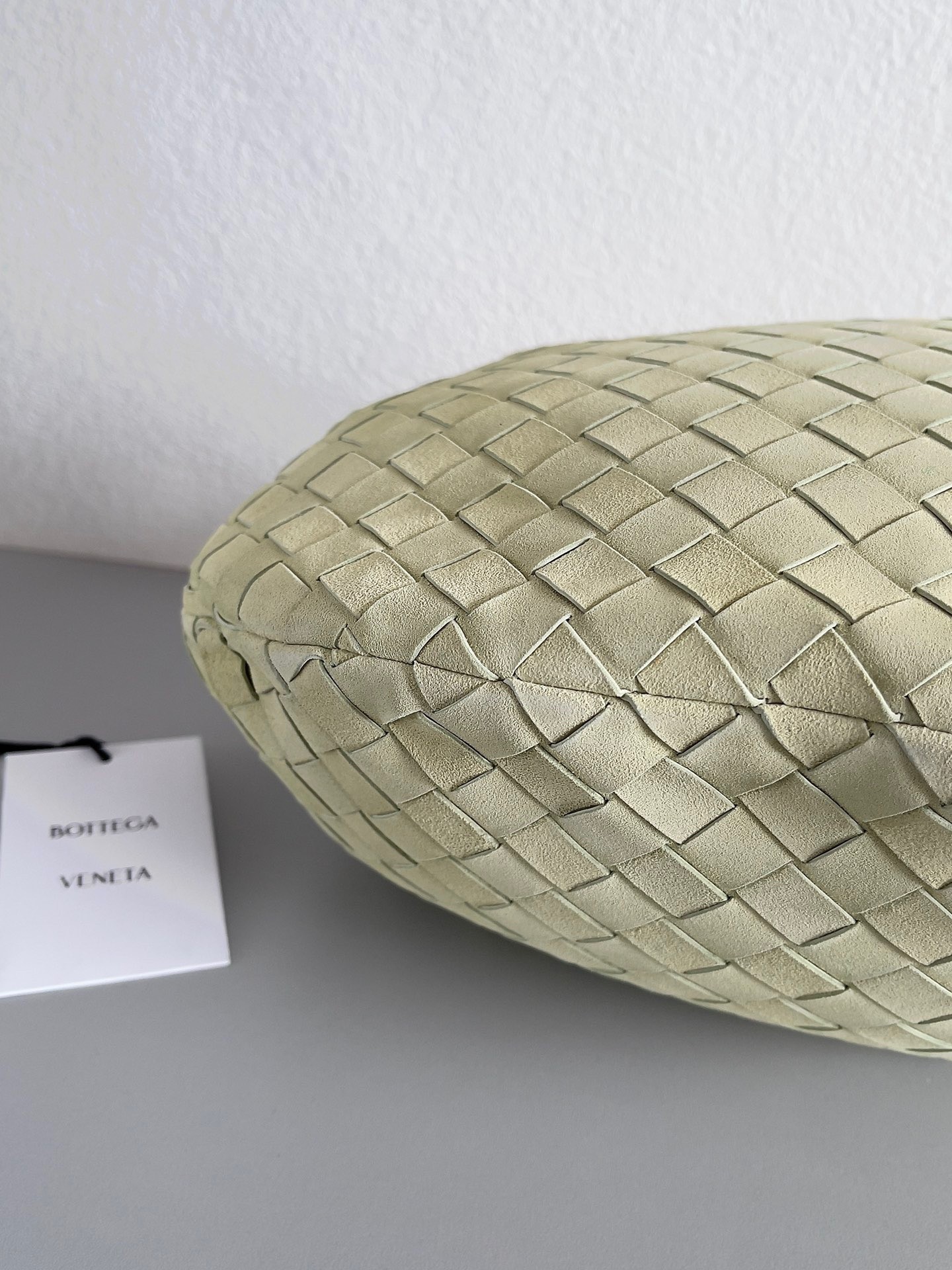 Bottega Veneta BV Jodie Teen Bag In Lemon Suede Calfskin