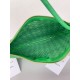 Bottega Veneta Turn Bag In Green Intrecciato Lambskin