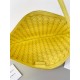 Bottega Veneta Turn Bag In Yellow Intrecciato Lambskin