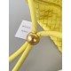 Bottega Veneta Turn Bag In Yellow Intrecciato Lambskin