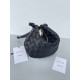 Bottega Veneta Turn Bag In Black Intrecciato Lambskin