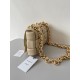 Bottega Veneta Chain Cassette Bag In Porridge Lambskin