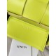 Bottega Veneta Candy Cassette Bag In Acid Kiwi Lambskin