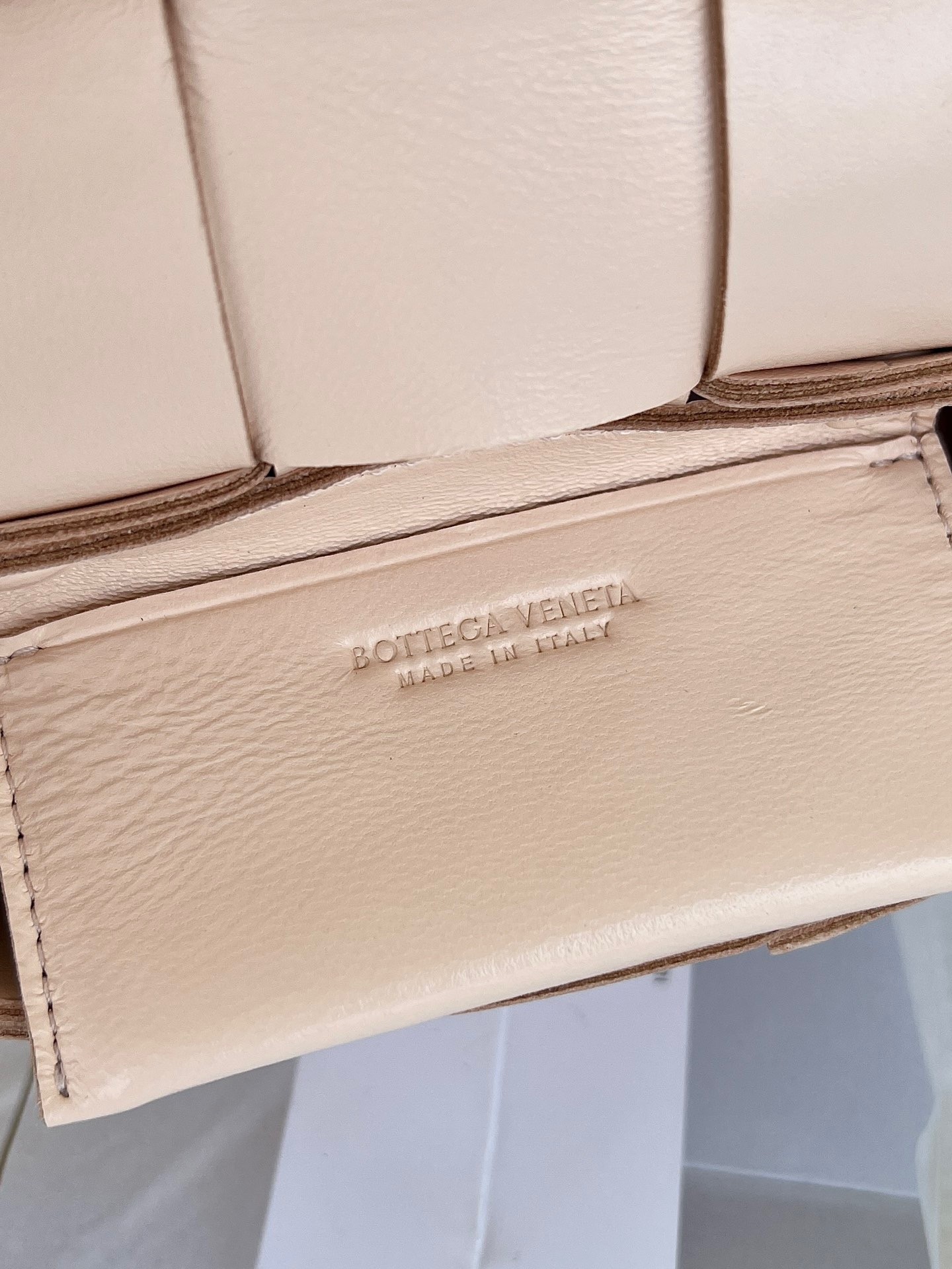 Bottega Veneta Candy Cassette Bag In Melon Washed Lambskin