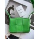 Bottega Veneta Candy Cassette Bag In Parakeet Lambskin