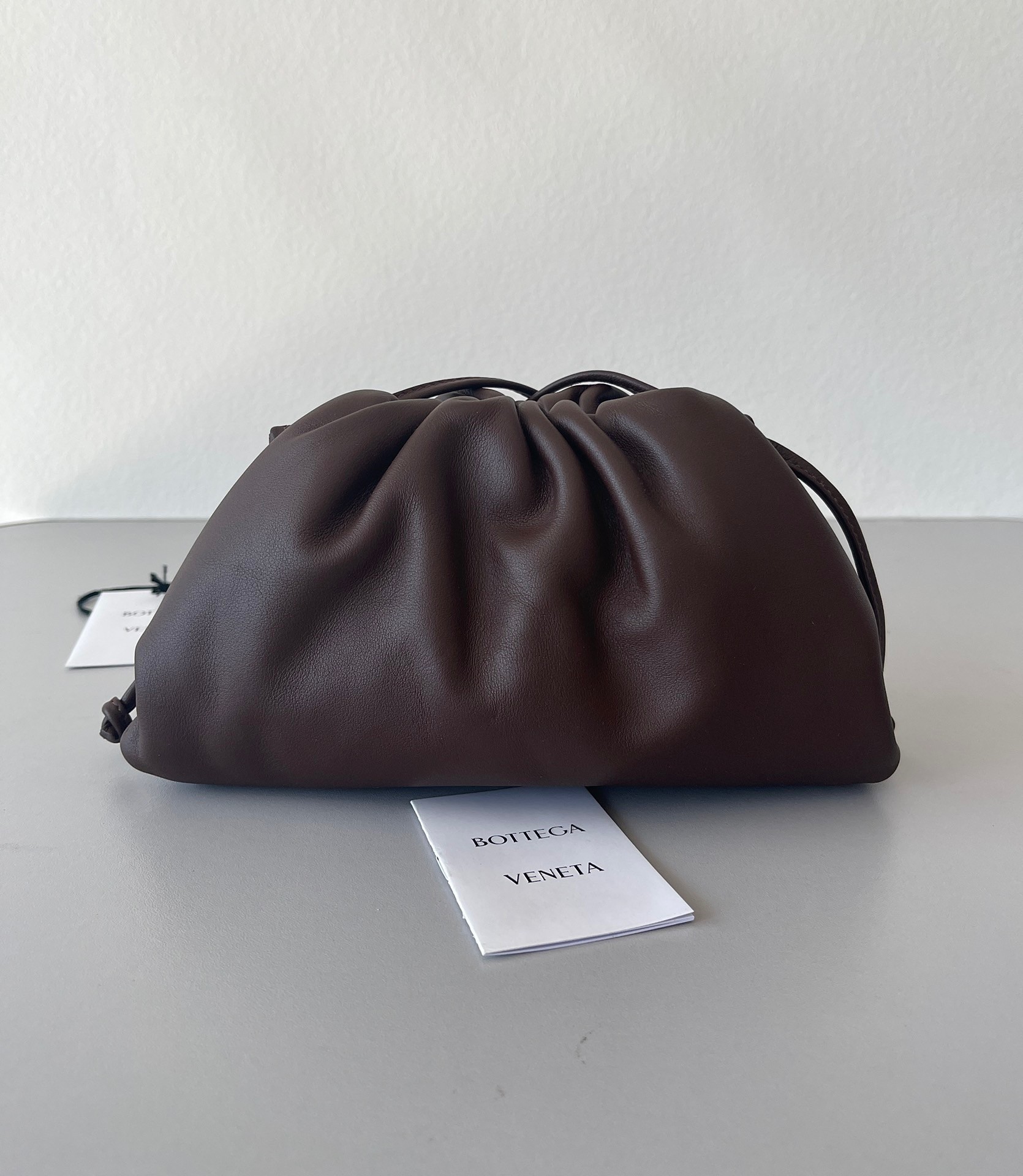 Bottega Veneta Mini Pouch Bag In Fondant Calfskin