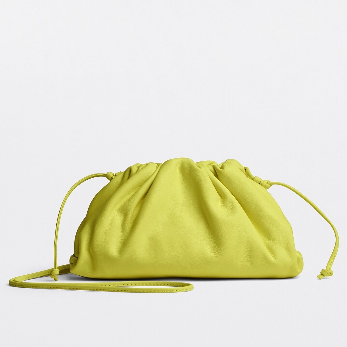 Bottega Veneta Mini Pouch Bag In Kiwi Calfskin