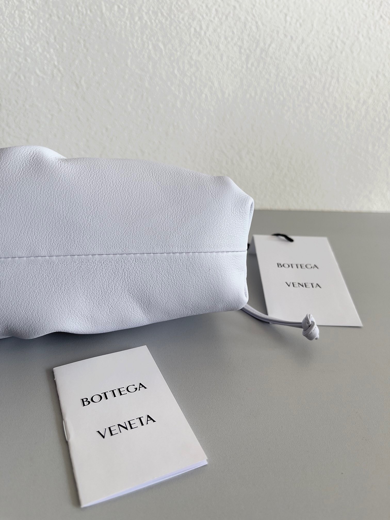 Bottega Veneta Mini Pouch Bag In Mirth Washed Calfskin