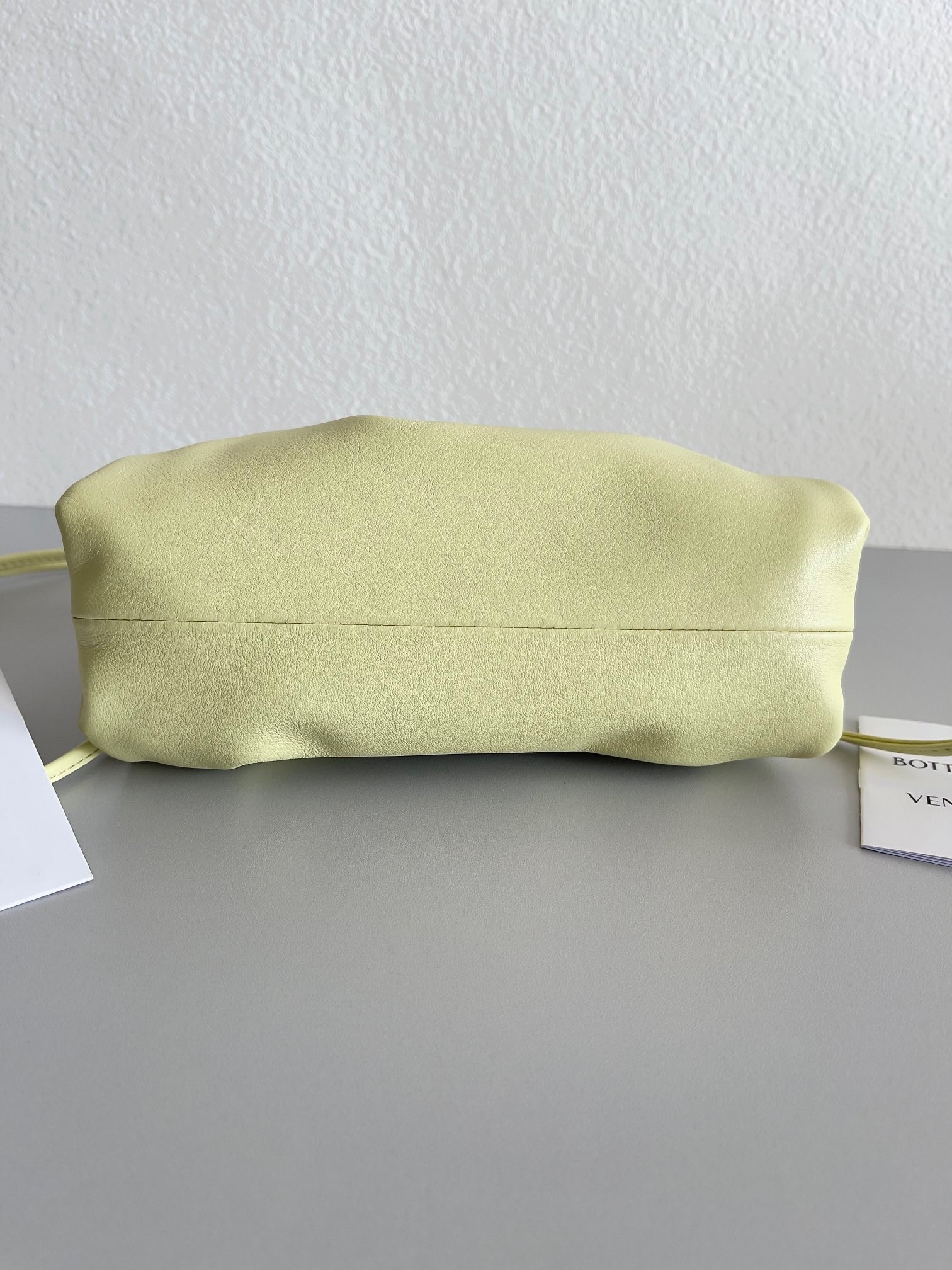 Bottega Veneta Mini Pouch Bag In Zest Washed Calfskin