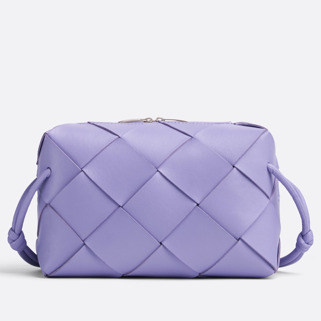 Bottega Veneta Small Cassette Camera Bag In Wisteria Lambskin