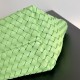 Bottega Veneta Cabat Mini Bag In Pistachio Intrecciato Lambskin