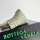 Bottega Veneta Cabat Mini Bag In Travertine Intrecciato Lambskin