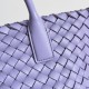 Bottega Veneta Cabat Mini Bag In Wisteria Intrecciato Lambskin