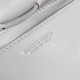 Bottega Veneta Small Cassette Bag In White Intrecciato Lambskin