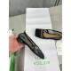 Bottega Veneta Stretch Ballerina Flats In Black Mesh