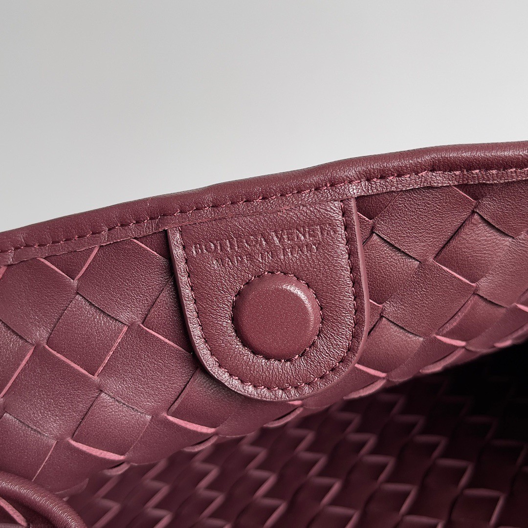 Bottega Veneta Sardine Small Bag In Barolo Intrecciato Lambskin