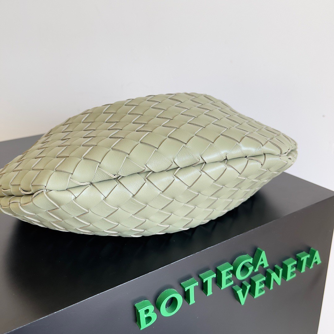 Bottega Veneta Sardine Small Bag In Travertine Intrecciato Lambskin