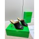 Bottega Veneta Knot Mules 90mm In Black Lambskin