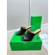 Bottega Veneta Knot Mules 90mm In Black Lambskin