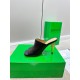 Bottega Veneta Knot Mules 90mm In Black Lambskin