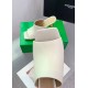 Bottega Veneta Knot Mules 90mm In White Lambskin