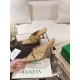 Bottega Veneta Bunnie Mules 90mm In Beige Patent Leather