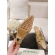 Bottega Veneta Bunnie Mules 90mm In Beige Patent Leather