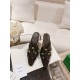 Bottega Veneta Bunnie Mules 90mm In Fondant Patent Leather