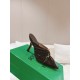 Bottega Veneta Bunnie Mules 90mm In Fondant Patent Leather