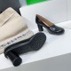 Bottega Veneta Atomic Pumps in Black Lambskin