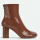 Bottega Veneta Atomic Ankle Boots In Brown Lambskin