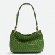 Bottega Veneta Clicker Small Bag in Avocado Intrecciato Lambskin