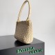 Bottega Veneta Clicker Small Bag in Porridge Intrecciato Lambskin