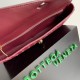 Bottega Veneta Andiamo Clutch with Handle in Barolo Intrecciato Lambskin