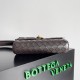 Bottega Veneta Mini Andiamo Cross-Body Bag in Fondant Intrecciato Lambskin