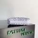 Bottega Veneta Knot Minaudiere Clutch in Oyster Sequins Lambskin