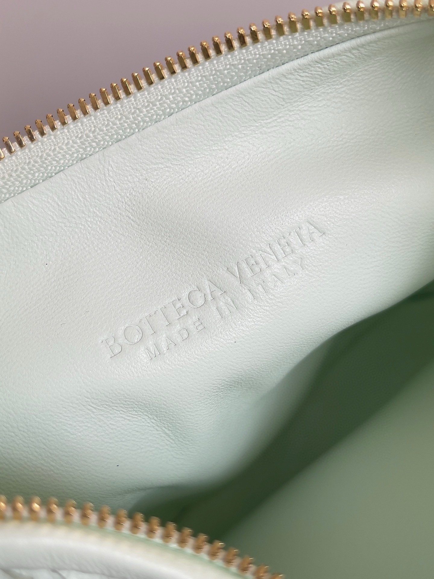 Bottega Veneta Gemelli Small Bag in Glacier/Barolo Intrecciato Lambskin