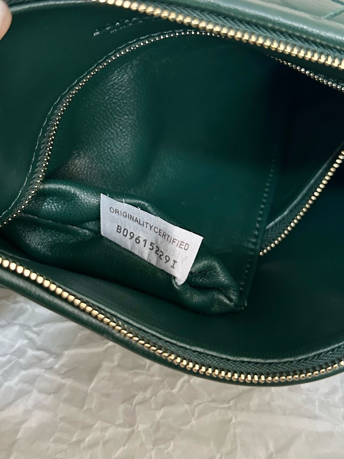 Bottega Veneta Gemelli Medium Bag in Emerald Green Intrecciato Lambskin