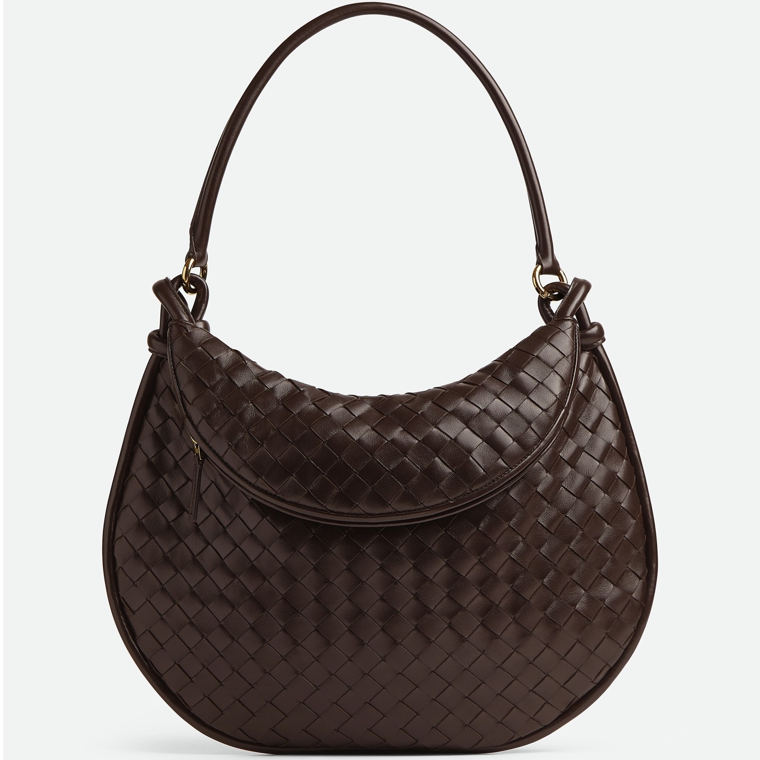 Bottega Veneta Gemelli Large Bag in Fondant Intrecciato Lambskin